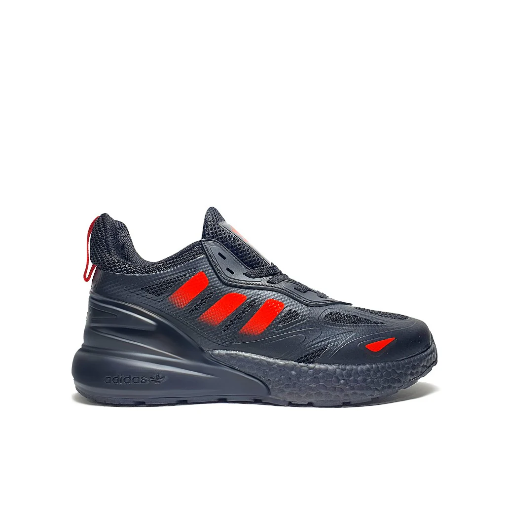 Scarpaa Comfartable Fashion MEN Sneakers model ZX-BLACK&RED - Image 2