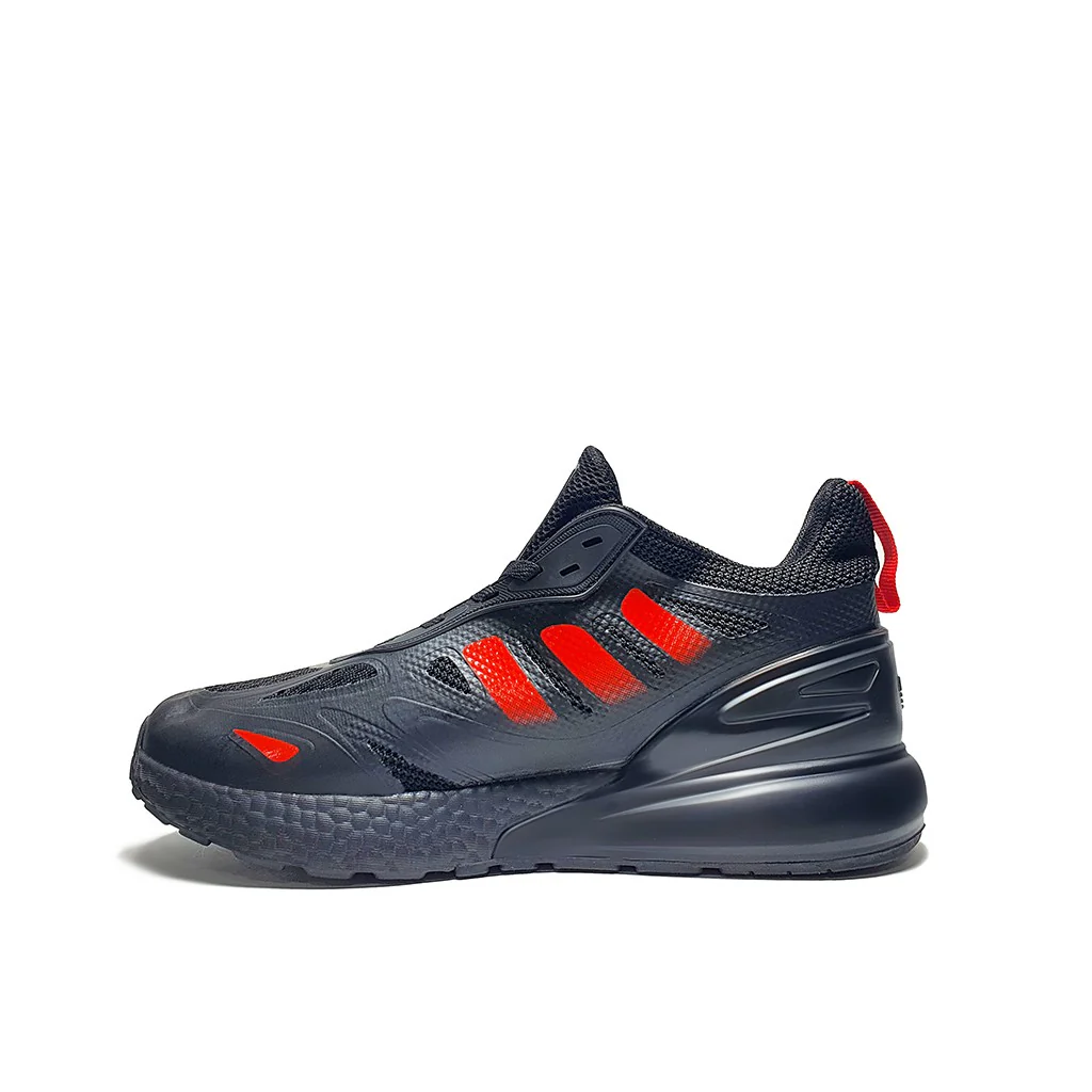 Scarpaa Comfartable Fashion MEN Sneakers model ZX-BLACK&RED - Image 3